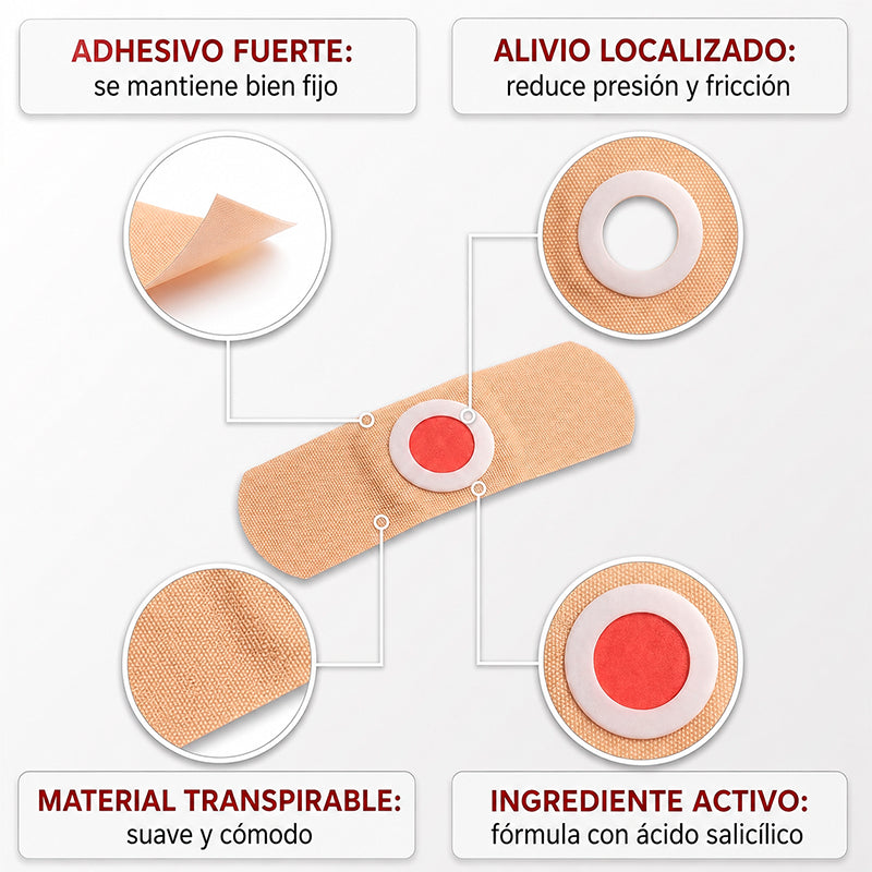 PARCHES PARA EL CUIDADO DE CALLOS Y DUREZAS / PAGO CONTRRA ENTREGA