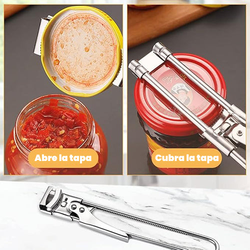 ABREFRASCOS AJUSTABLE DE ACERO INOXIDABLE / PAGO CONTRA ENTREGA
