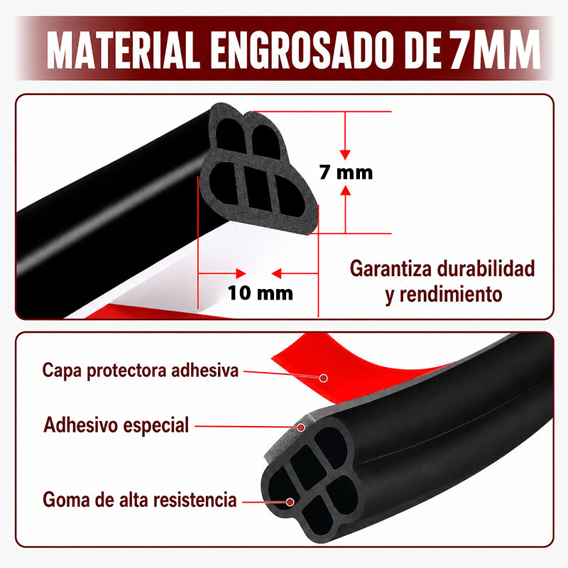 SELLO PROTECTOR ANTIRUIDO PARA PUERTA DE COCHE / PAGO CONTRA ENTREGA