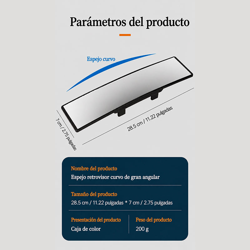 ESPEJO RETROVISOR PANORÁMICO CURVO / PAGO CONTRA ENTREGA