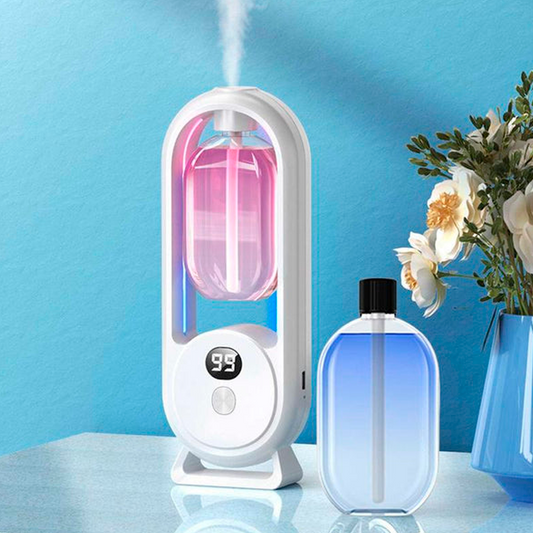DIFUSOR DE ACEITE AROMÁTICO CON HUMIDIFICADOR Y PANTALLA DIGITAL / PAGO CONTRA ENTREGA