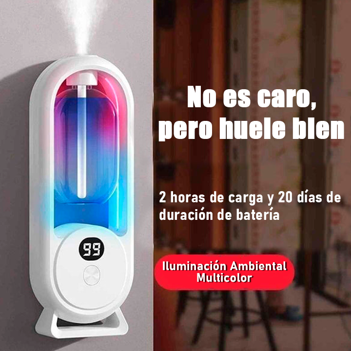 DIFUSOR DE ACEITE AROMÁTICO CON HUMIDIFICADOR Y PANTALLA DIGITAL / PAGO CONTRA ENTREGA