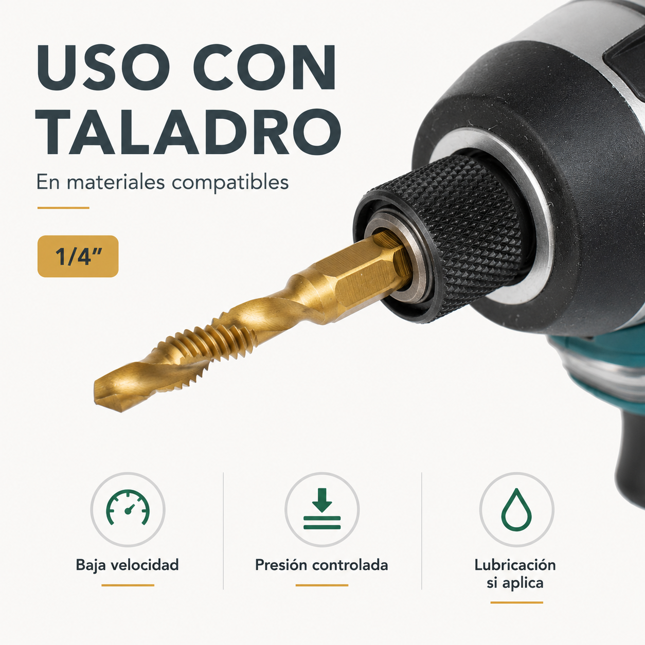 SET COMBINADO BROCA MACHUELO / PAGO CONTRA ENTREGA