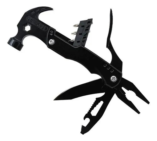 MARTILLO MULTIHERRAMIENTA 12 EN 1 PLEGABLE SURVIVAL / PAGO CONTRA ENTREGA