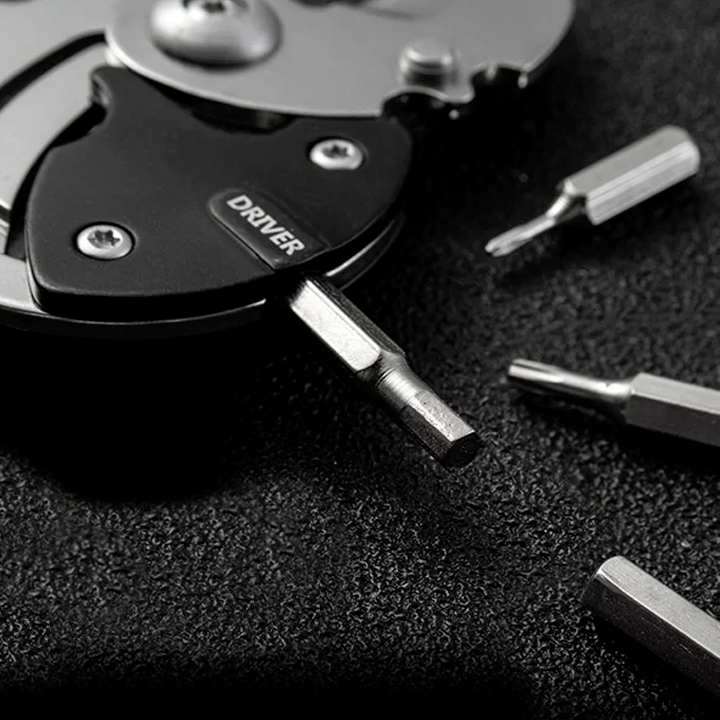 LLAVERO MONEDA CON CUCHILLA EN FORMA DE GARRA Y MINI DESTORNILLADORES / PAGO CONTRA ENTREGA