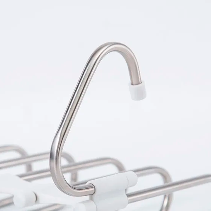 PERCHERO DE PANTALONES MULTIUSO DE 5 NIVELES - ACERO INOXIDABLE / PAGO CONTRA ENTREGA