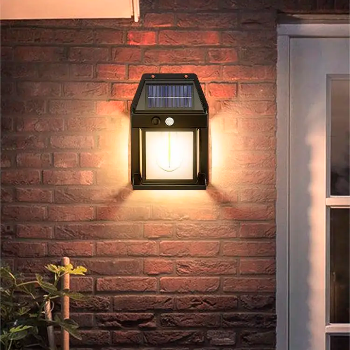 LAMPARA SOLAR DE PARED CON SENSOR DE MOVIMIENTO / PAGO CONTRA ENTREGA