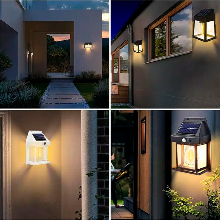 LAMPARA SOLAR DE PARED CON SENSOR DE MOVIMIENTO / PAGO CONTRA ENTREGA