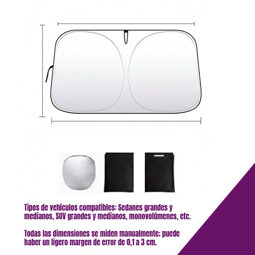 Parasoles Plegables para Auto / PAGO CONTRA ENTREGA