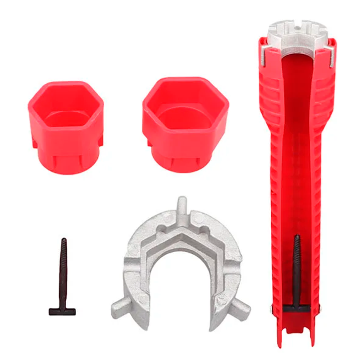 LLAVE MULTIFUNCIONAL DE TUBO 8 EN 1 PARA INSTALACIÓN DE GRIFOS Y LAVABOS / PAGO CONTRA ENTREGA