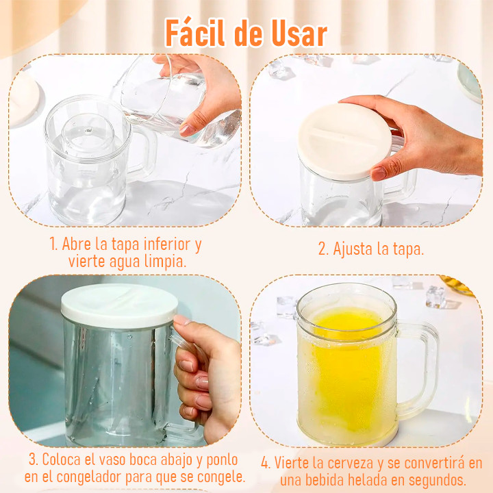 VASO CERVECERO HIELERA DE DOBLE CAPA / PAGO CONTRA ENTREGA