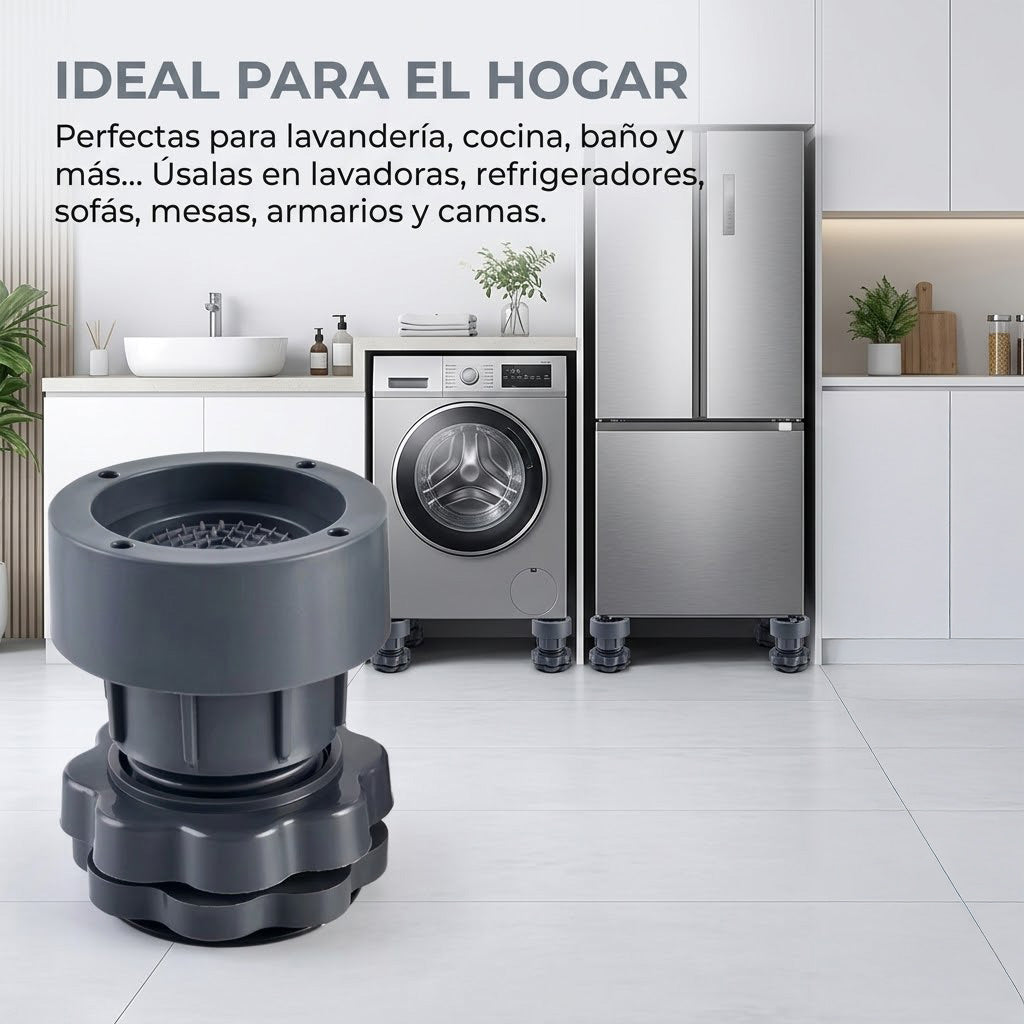 SOPORTES ELEVADORES ANTIDESLIZANTES PARA ELECTRODOMÉSTICOS / PAGO CONTRA ENTREGA