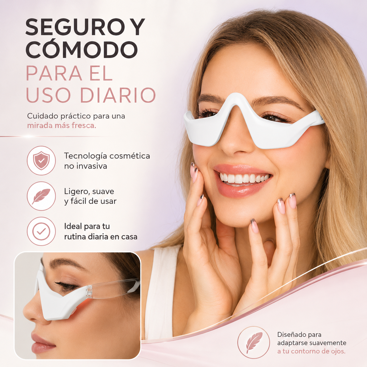 MASAJEADOR DE OJOS CON LUZ ROJA / PAGO CONTRA ENTREGA