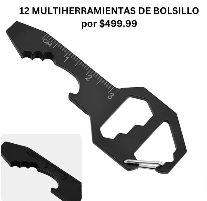 MULTIHERRAMIENTA DE BOLSILLO EN FORMA DE LLAVE / PAGO CONTRA ENTREGA