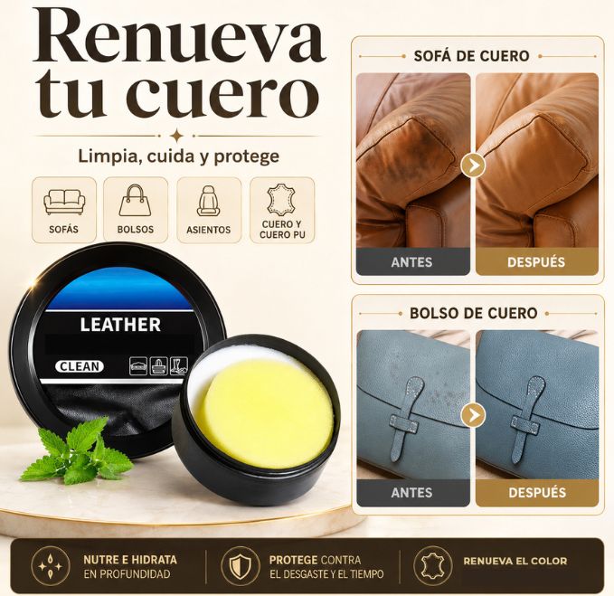 CERA LIMPIADORA PARA CUERO / PAGO CONTRA ENTREGA